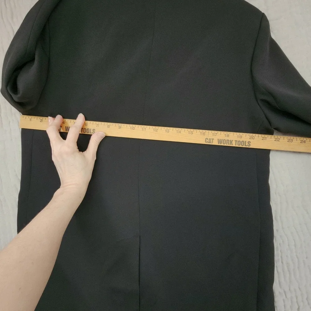 Steve Madden Blazer M Men Black Single Button Professional Career Minimalist NEW